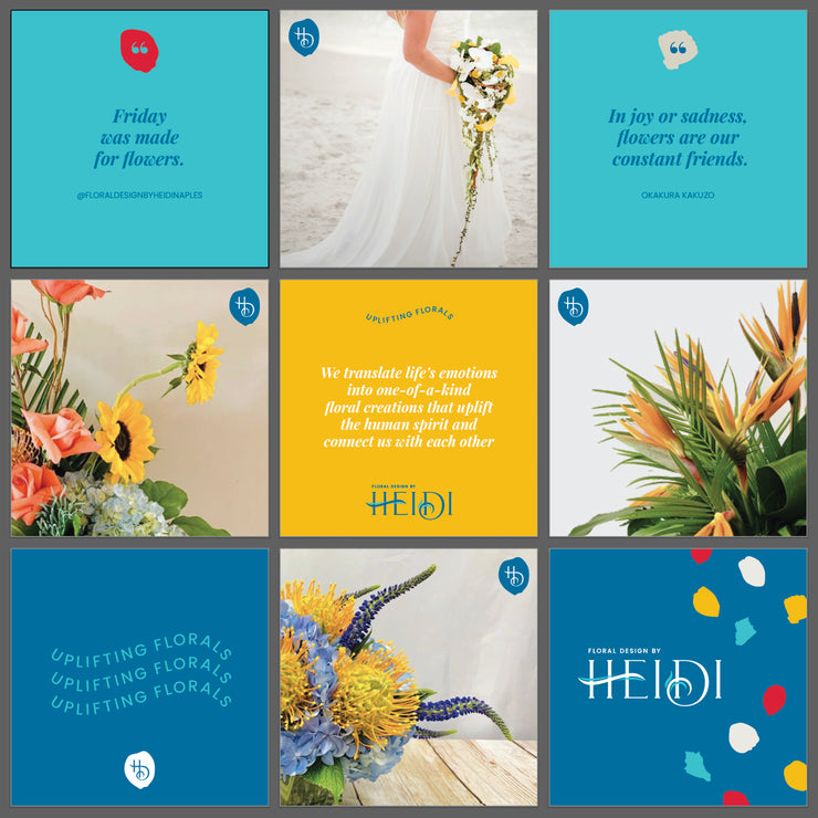 Featured Client Project: Floral Design By Heidi